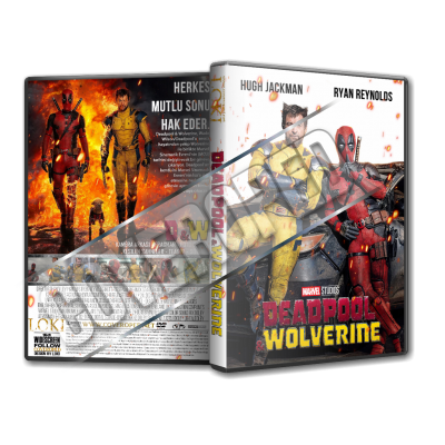 Deadpool & Wolverine - 2024 v2 Türkçe Dvd Cover Tasarımı